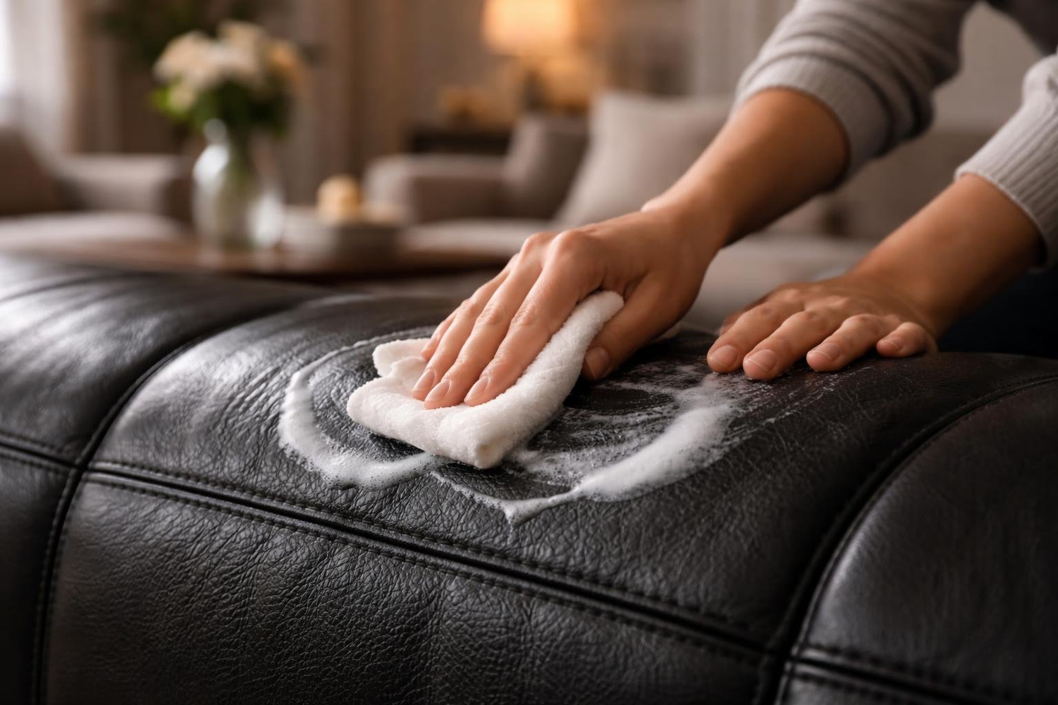 Comment Nettoyer un Canapé en Cuir Craquelé : la Méthode en 10 Étapes