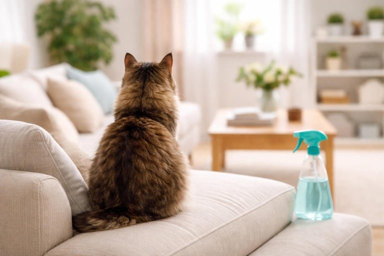 Nettoyer Pipi de Chat sur Canapé : Quelle Méthode Marche Vraiment ?