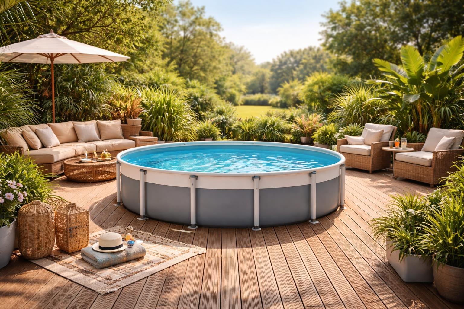Sur quoi Poser une Piscine Tubulaire : les Meilleures Solutions