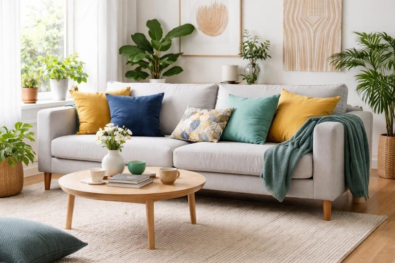 Quelle Couleur Associer avec un Canapé Gris Clair : 10 Idées Déco