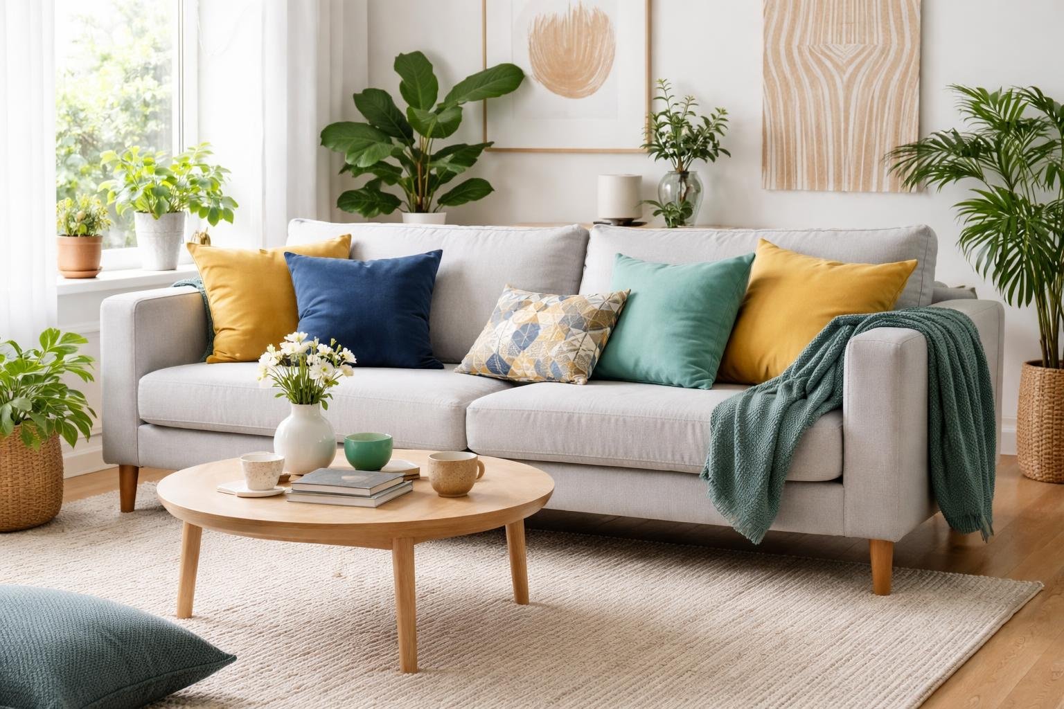 Quelle Couleur Associer avec un Canapé Gris Clair : 10 Idées Déco